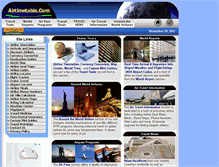 Tablet Screenshot of airtimetable.com